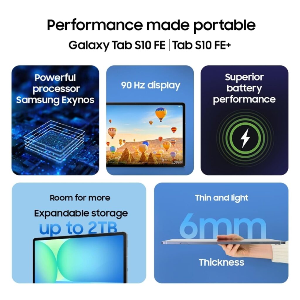 Samsung Launches Galaxy Tab S10FE